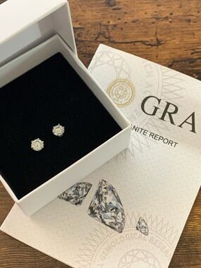 🕊️Moissanite Stud Earrings